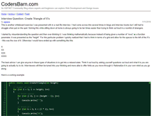 Tablet Screenshot of codersbarn.com